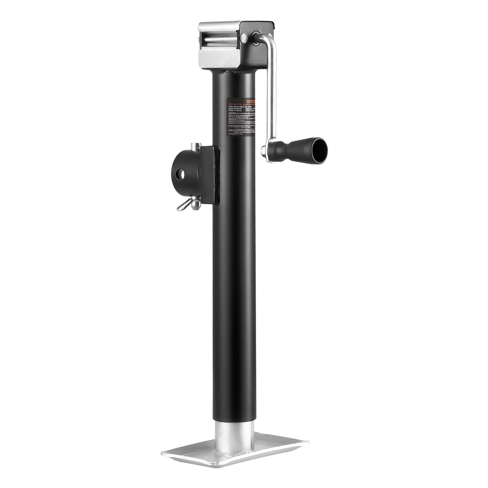 Trailer Jack Weld-on Pipe Mount Swivel Trailer Jack 5000 Lbs 15" Travel_voghion.com